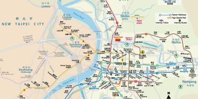 તાઇપેઈ મુખ્ય રેલવે સ્ટેશન નકશો