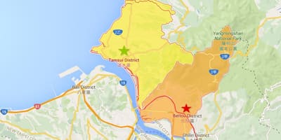 નકશો tamsui