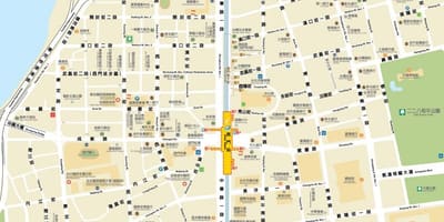 Ximending એમઆરટી નકશો